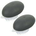 thumbnail image 3 of OUNONA 2pcs Fruit Vegetable Cleaning Brush Comfortable Grip Veggie Brush Potato Brush Scrubber, 3 of 8