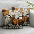 thumbnail image 3 of Fenyluxe Pumpkins Outdoor Decorative Pillow Covers for Couch Bed Sofa Thanksgiving Aesthetic Autumn Pillow Case 1PC 20x20in, 3 of 5