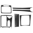 thumbnail image 2 of Carbon Fiber Interior Central Control Panel Trim Cover for C Class W204 2007-2013 RHD,6 x interior stickers,carbon fiber color, 2 of 8