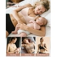 thumbnail image 5 of INNERSY Women's Nursing Bras for Breastfeeding Maternity Bra for Pregnancy Seamless Bralette(M,Mocha Brown), 5 of 9
