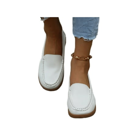 

Harsuny Ladies Work Lightweight Walking Shoes Durable Slip On Travel Soft Wedge Wedges