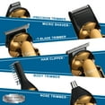 thumbnail image 6 of Hatteker 7-in-1 Men's Grooming Kit, Hair Clipper, Beard Trmmer, Cordless Waterproof Trimmer with Nose Ear Trimmer, Gold, 6 of 7