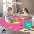 thumbnail image 4 of ODIKA 8'x10' Machine Washable Non-Slip Area Rug, Magical System Planets Educational Learning High Traffic Rug, Pink, 576275, 4 of 5