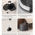 thumbnail image 5 of Fuente de agua inteligente para mascotas, bebedero automático silencioso para perros y gatos, dispensador de agua con filtro de carbón activo eléctrico y carga USB, dispensador de agua azul, 5 of 5