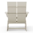 thumbnail image 6 of WestinTrends Riviera Outdoor HDPE Modern Adirondack Chair with Cup Holder (Set of 2), Sand, 6 of 11