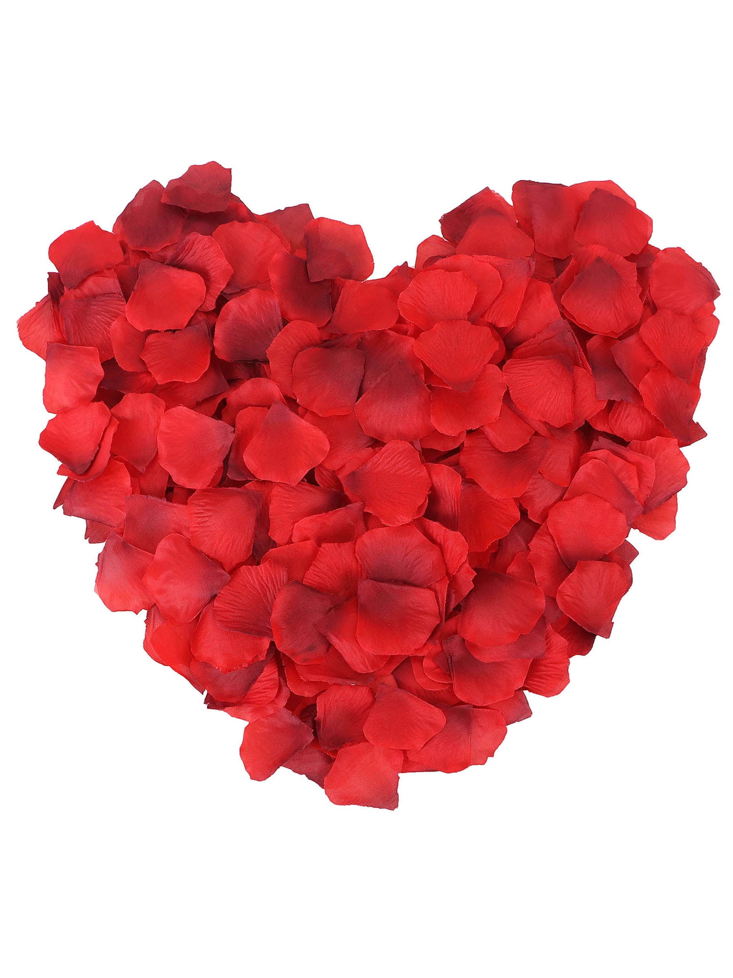 Artificial Silk Rose Petals Party Valentine's Bridal Flower Wedding 300 pcs~Red