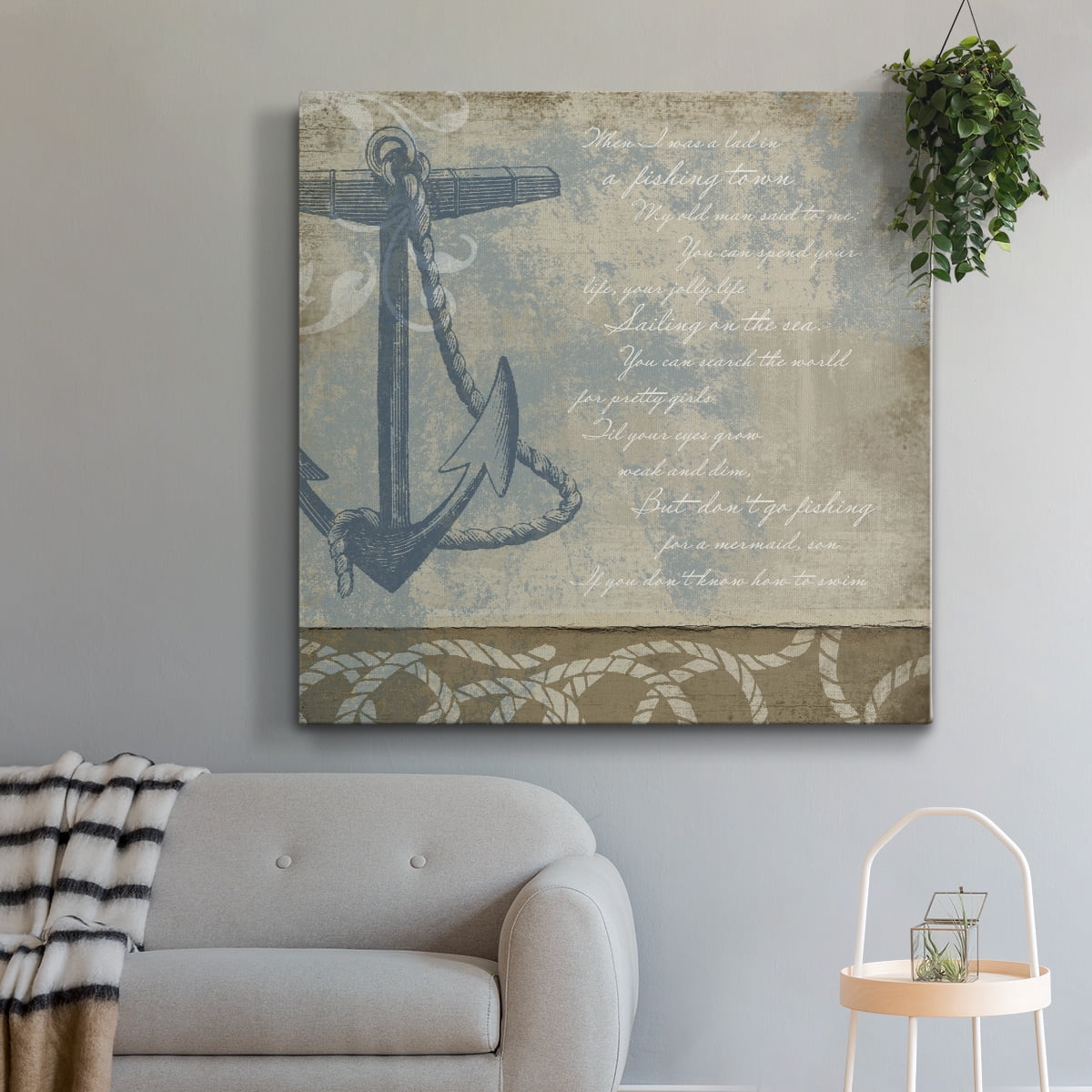 Wexford Home Coastal Inspiration VI-Premium Gallery Wrapped Canvas, 32" x 32" - Ready to Hang