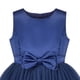 thumbnail image 3 of Vestido de Niña Azul Vestido de Gala Boda Fiesta Certamen Formal sin Mangas 8 Años, 3 of 6