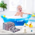 thumbnail image 6 of Dreamtimes 5 PCS Winter Snowy Birds Baby Muslin Washcloths, Christmas Berries Face Towel Burp Cloths Ultrasoft Absorbent Cotton Bath Wipes Towels for Newborn Boys Girls, 6 of 7