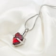 thumbnail image 6 of Anavia Cremation Urn Necklace For Human Ashes January Birthstone Crystal Heart Heart Memorial Jewelry Keepsake Ashes With Velvet Jewelry Box, 6 of 8