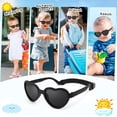 thumbnail image 7 of Baby Sunglasses with Strap Adjustable, Heart Shaped UV Protection Polarized Flexible Sunglasses for Toddler Infant Age 0-36 Months 0-3 Years, 7 of 7
