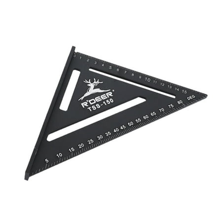 

Shpwfbe Roofing Measuring Layout 150mm Carpentry Rafter Protractor Ruler Tools Ruler Tools & Home Improvement Christmas Room Decor