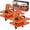 Orange, variant on Nilight 2PCS Tractor Bucket Grab Hook 3/8'' Heavy Duty Drop Forged Steel Bolt On Zinc-Coated Cast Tow Max 15000 LBS Green