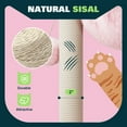 thumbnail image 4 of Amolife 14.1" Cat Tree with Hammock, Sisal Scratching Post, Plush Bed, Stable Cat Furniture for Indoor Cats and Kittens, Pink, 4 of 9