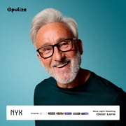 OPULIZE NYX Blue Light Blocking Reading Glasses - Anti-Glare Computer & Gaming Eyewear - 2 Pack - UV & Eyestrain Protection - Rectangular Frame - Brown Gray - Mens Womens - + 2.50