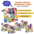 thumbnail image 3 of Spark Innovations Holiday Story Cards Storytelling and Sequencing Cards, 8 Stories - Halloween, Christmas, Thanksgiving, Speech Therapy Game - Educational Picture Card Games, 3 of 8