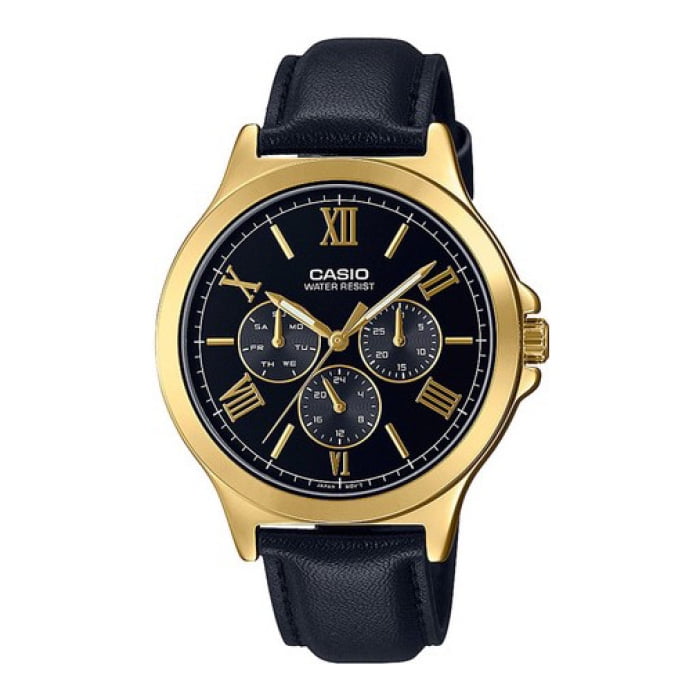 Reloj Analogo Negro Casio Mtp-V300Gl-1A