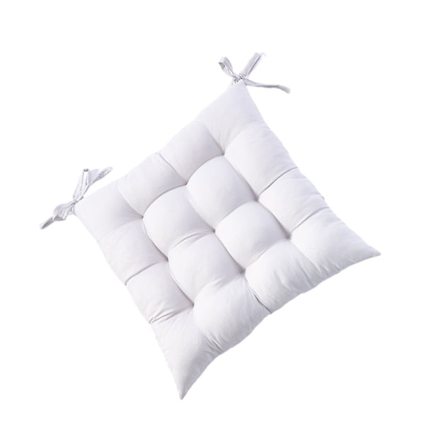 Inteprter Almohadilla inferior antideslizante para silla, fácil de limpiar y de amplia aplicación, no se desliza la estabilidad del cojín de Decoración del hogar Blanco 40x40