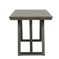 thumbnail image 3 of New Classic Furniture High Line Wood Counter Table & 4 Swivel Stools in White, 3 of 9