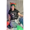 thumbnail image 4 of Womens Dead Inside But Its Christmas T Shirt Funny Depressed Xmas Skeleton Joke Tee for Ladies Womens Graphic Tees, 4 of 9
