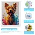 thumbnail image 3 of Diamond Art Kit for Adults, Dog Colorful Paint Splash Art Diamond Painting for Adults Beginners, 5D DIY Diamond Art Painting Kits, Colorful Diamond Painting Craft for Home Decor 12x16, 3 of 7