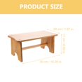 thumbnail image 4 of HLONK Multipurpose Foot Stool Office Foot Rest Foot Support Stool Wooden Step Footstool, 4 of 6