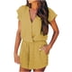 thumbnail image 1 of Moda mujer verano casual sexy manga corta color sólido v-cuello monos Fridja  fhjkhfk460536, 1 of 9
