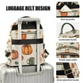 thumbnail image 3 of FORMRS Mini Backpack Purse for Women Travel Daypack Casual Shoulder Bag, Beige Fall Coffee, 3 of 7