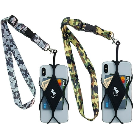 Cell Phone Holder for Walking with Universal Lanyard Phone Case...