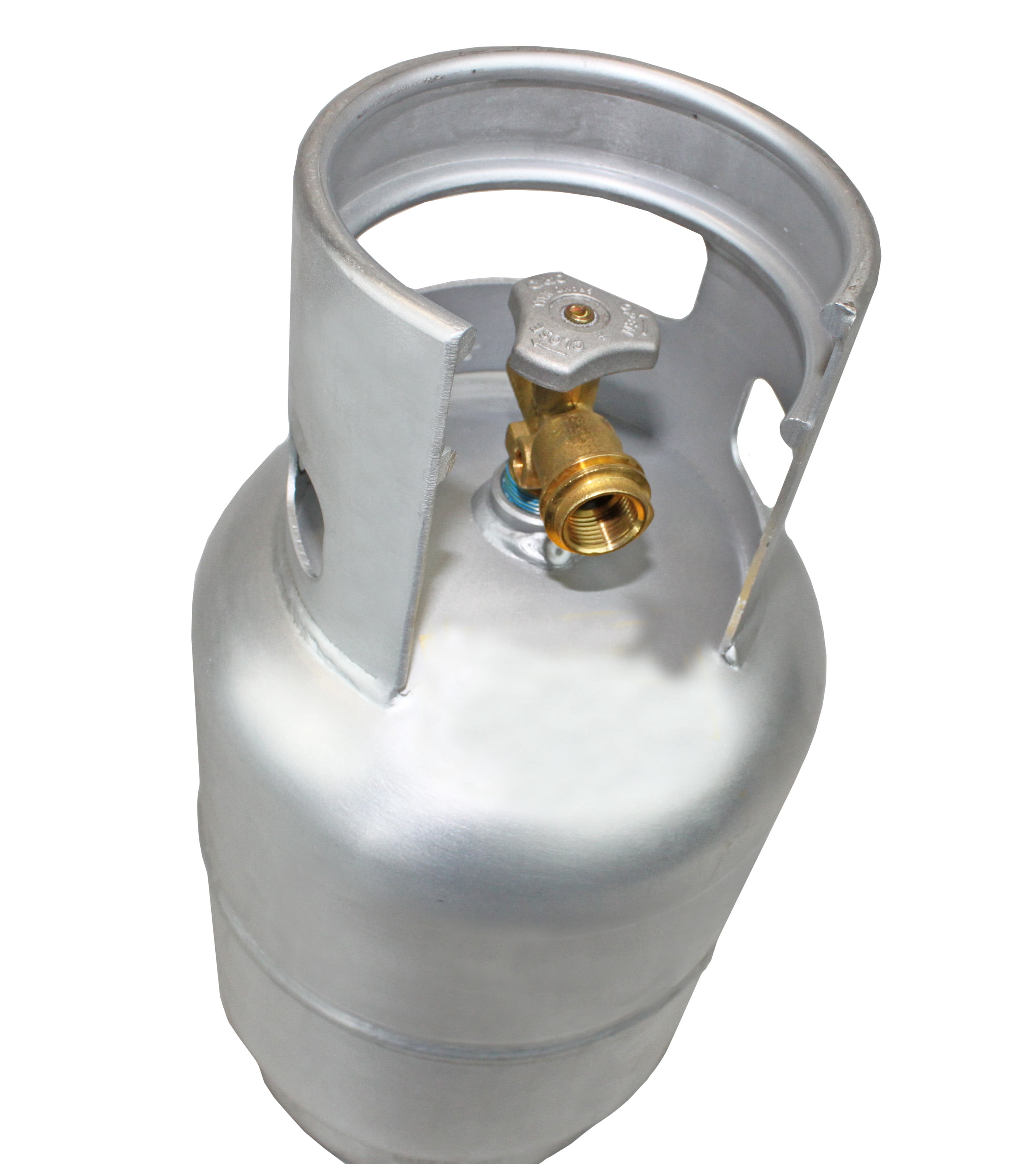 Flame King 10lb Aluminum Propane Tank with Opd Valve, Corrosion-Resistant for Outdoor Grilling and RV Use