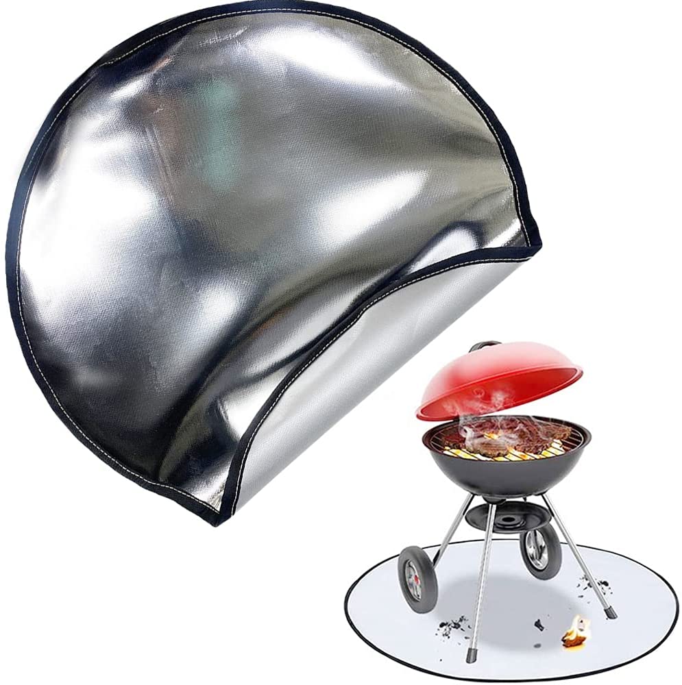 Fire Pit Mat for Deck Fireproof, Outdoor Wood Stove Hearth Pad