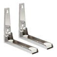thumbnail image 2 of Shisuyan 2pcs Durable Microwave Oven Rack Wall Mounted Kitchen Retractable Bracket, 2 of 9