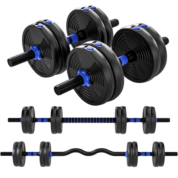 Soozier Ensemble d'Haltères Réglables, Ensemble de Poids 3 en 1 pour Gym à Domicile, 33 Lb
