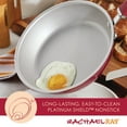 thumbnail image 4 of Rachael Ray Create Delicious Aluminum Nonstick Covered Deep Frying Pan, 9.5-Inch, Red Shimmer, 4 of 7