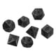 thumbnail image 4 of Juego de dados poliédricos negros 7x D8 D10 D12 D20 Perfecl, 4 of 8