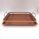 thumbnail image 4 of Bandeja Antiadherente Para Hornear Galletas Con Estante De Enfriamiento Seguro Para Horno De Acero Inoxidable Speravity HA015918-00, 4 of 7
