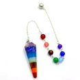 thumbnail image 5 of QQTDFG 7 Chakra Reiki Pendulum Pendant Fashion Jewelry Amulet Hexagon Pyramid-3, 5 of 8