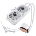 thumbnail image 1 of Enfriador De Agua Líquido Para CPU De 240 Mm, Ventilador PWM De 120 Mm, Iluminación RGB, Ventilador De CPU Para LGA2066, AM4, AM5, 1150, 1151, 1155, 1156, 1200, 2011, 2011-V3,, 1 of 7