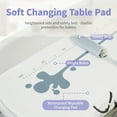 thumbnail image 5 of 2 in 1 Bathtub with Changing Table, Adjustable Height Diaper Changing Station Waterproof Nursery Organizer with Storage Racks, 5 of 6