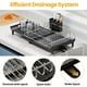 thumbnail image 5 of Estante para platos TOOLF, extensible, para secar platos, acero inoxidable, negro, 5 of 9
