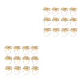 thumbnail image 4 of Advancent 12pcs Flower Napkin Rings Household Exquisite Napkins Metal Scene Tableware Ornament Interesting Holder Layout oro 4.5 cm 2piezas Advancent CBP103781, 4 of 6
