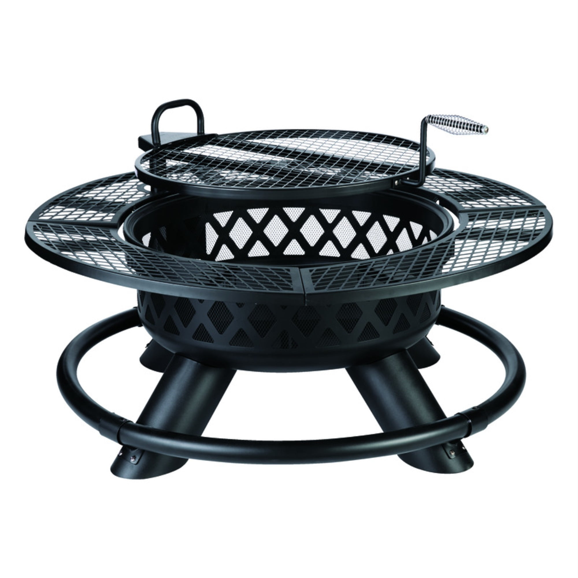 FIRE PIT W/GRILL 47IN