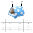 thumbnail image 3 of Small Pet Hanging Bed, Soft 4 Sizes Hamster Hammock, Keep Warm Pets For Hamster, 3 of 7