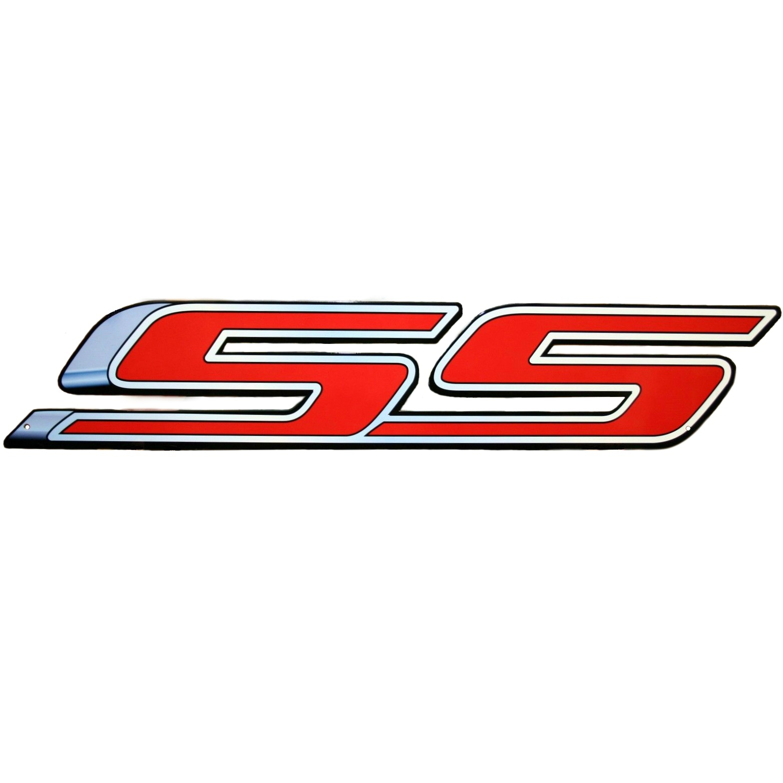 1 OEM Black SS Emblem Badge 3D for Camaro SS Chevrolet 1Y SIERRA GM