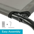thumbnail image 6 of IVV Cooling Elevated Dog Bed with Metal Frame, Large, 50"L x 31"W x 8"H, Gray, 6 of 10
