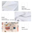 thumbnail image 2 of Yayeee Kitchen Hanging Hand Towels Set of 2 with Loop Bathroom Absorbent Tie Towel, Beige Christmas Santa, 2 of 7