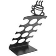 thumbnail image 2 of K-Cup Pod Holder – Countertop Coffee Pod Organizer Rack, Holds 12 K-Cups, Black Metal Display Stand, 2 of 6
