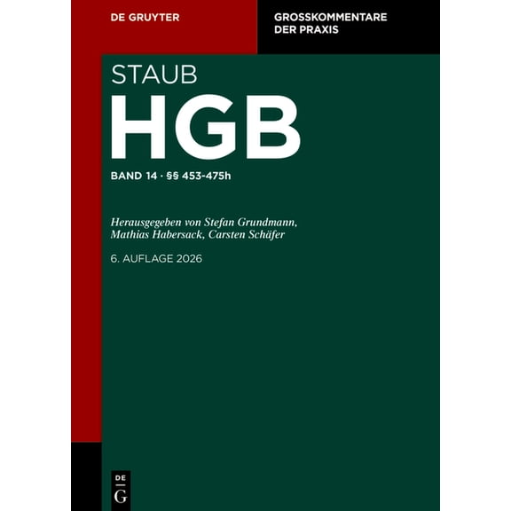 GroÃkommentare Der Praxis §§ 453-475h, (Hardcover)