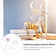thumbnail image 4 of Miangastore 1 Set Action Figure Stand Clear Toy Doll Holder Figurine Model Display Rack, 4 of 9