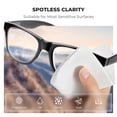 thumbnail image 2 of Paño de limpieza de lentes K&F CONCEPT, paquete de 6 unidades, microfibra, blanco y gris, 2 of 8